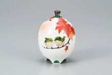 画像をギャラリービューアに読み込む, 【生産中止】3.5号香炉 紅葉に鳥/中村陶志人