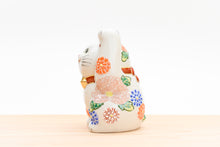 画像をギャラリービューアに読み込む, 【生産中止】4号両手招き猫 花づくし