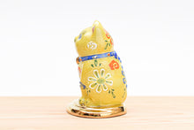 画像をギャラリービューアに読み込む, 3.2号小判乗り招き猫 黄盛