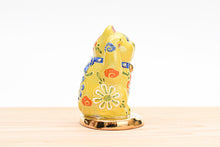 画像をギャラリービューアに読み込む, 3.2号小判乗り招き猫 黄盛