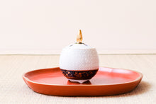 画像をギャラリービューアに読み込む, 2.8号豆香炉 白七宝