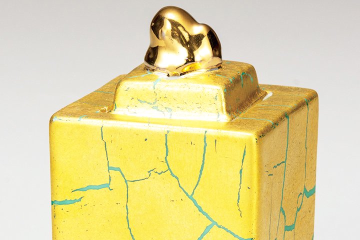 生産終了】3号豆香炉 金箔彩 – Juttoku.